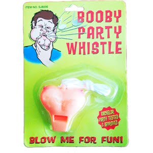 Booby party whistle
