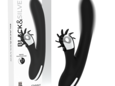 BLACK&SILVER BUNNY JOHNNY VIBRATING VIBE